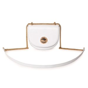 Leather Cross body Bag, Gold Leather Shoulder Bag, Women's Leather Crossbody Bag, Leather bag KF-2966