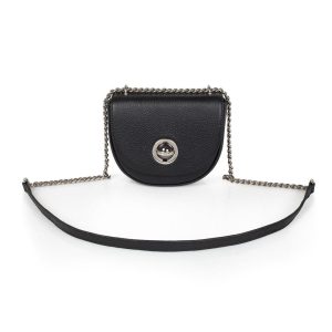 Leather Cross body Bag, Black Leather Shoulder Bag, Women's Leather Crossbody Bag, Leather bag KF-2951