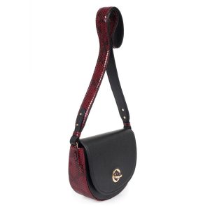 Leather Cross body Bag, Black Leather Shoulder Bag, Women's Leather Crossbody Bag, Leather bag KF-3133