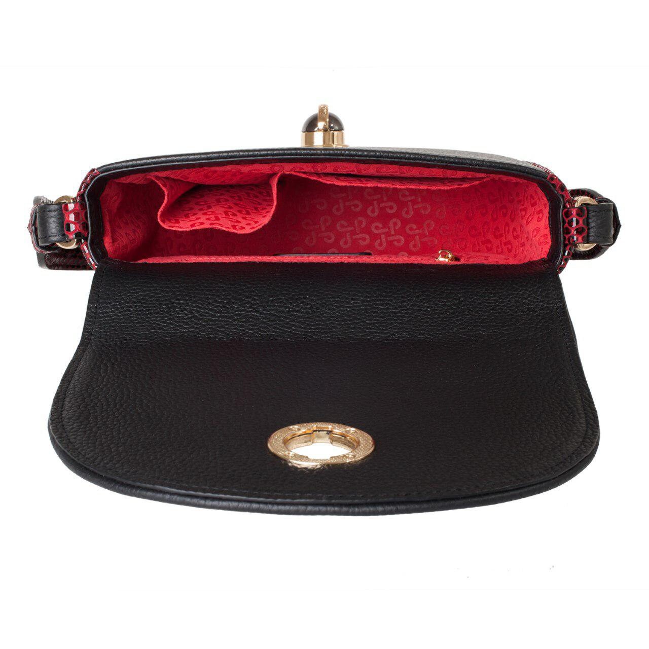 Leather Cross body Bag, Black Leather Shoulder Bag, Women's Leather Crossbody Bag, Leather bag KF-3133 - Image 4