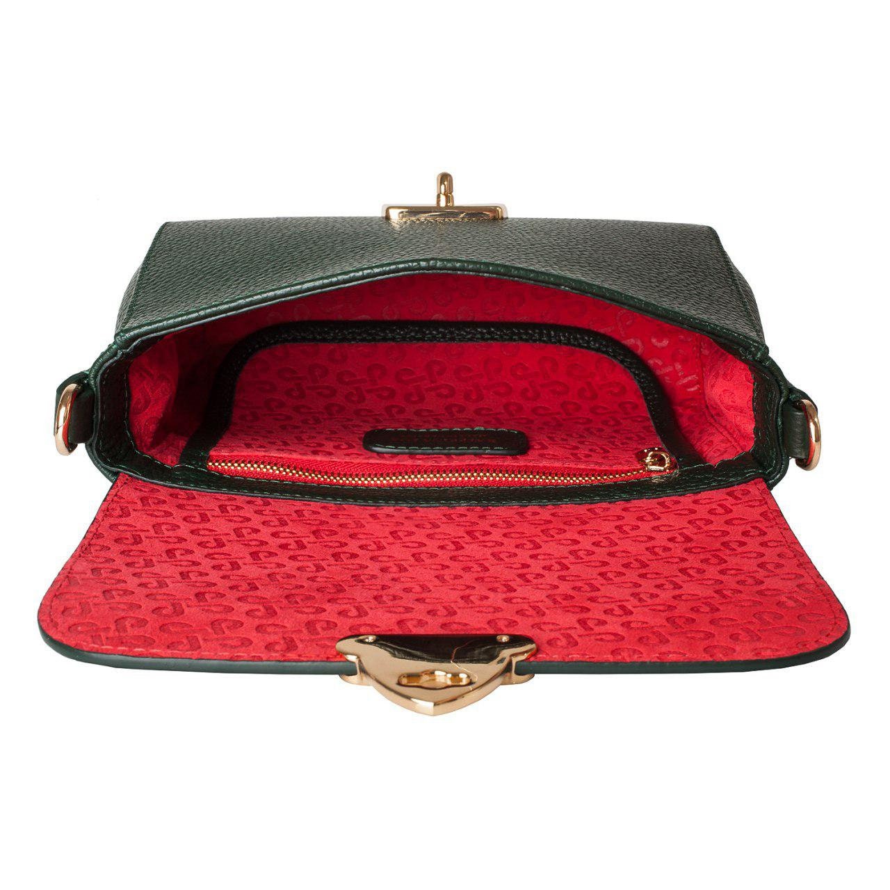 Leather Cross body Bag, Black Leather Shoulder Bag, Women's Leather Crossbody Bag, Leather bag KF-3153 - Image 5