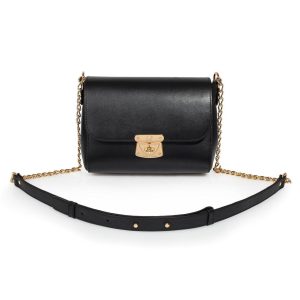 Leather Cross body Bag, Black Leather Shoulder Bag, Women's Leather Crossbody Bag, Leather bag KF-925