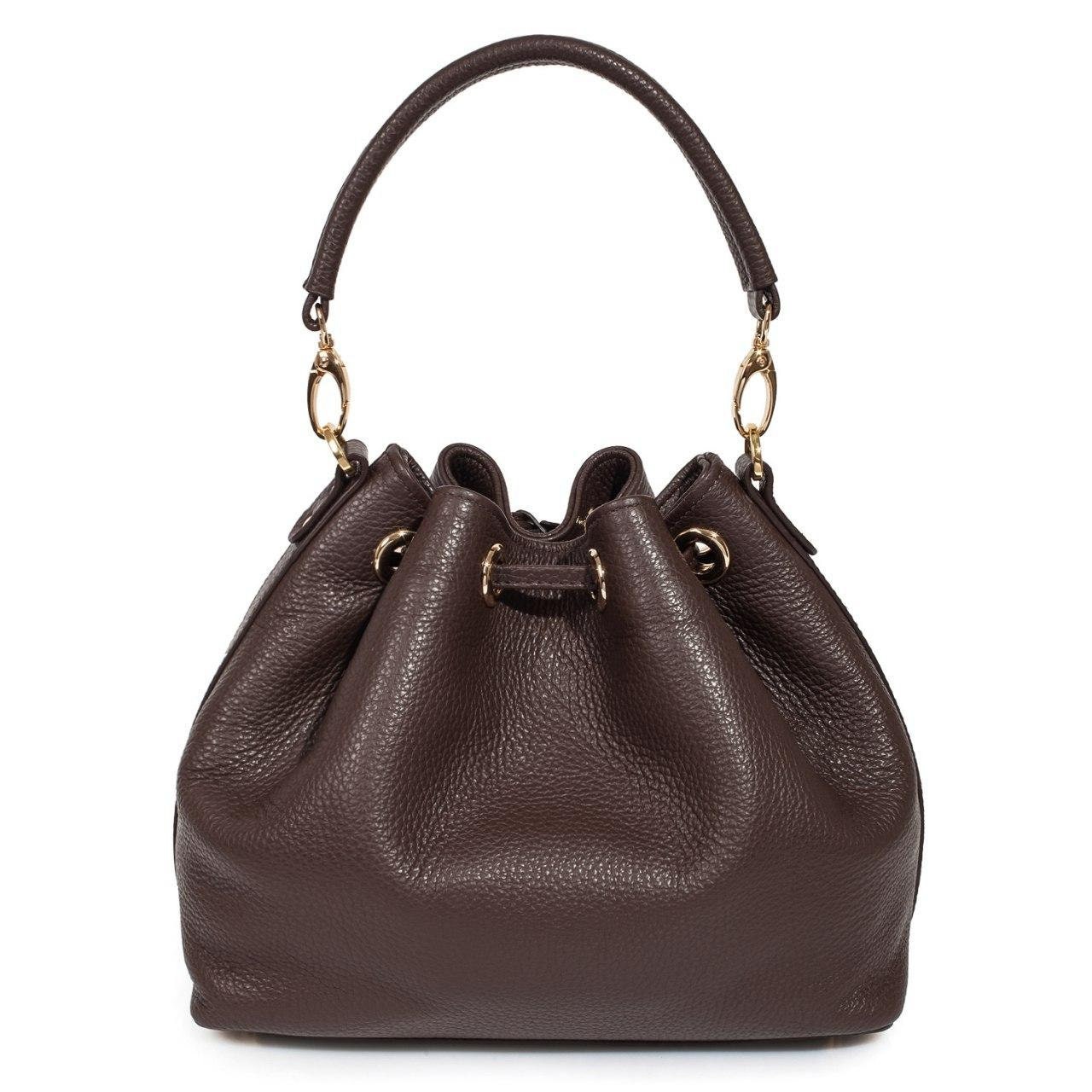 Leather Crossbody Bag, Brown Leather Shoulder Bag, Women's Leather Cross body Bag, Leather bag KF-3227 - Image 4