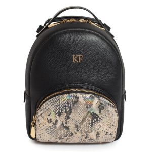 Leather Backpack, Leather Backpack Women, Black Leather Backpack KF-3272