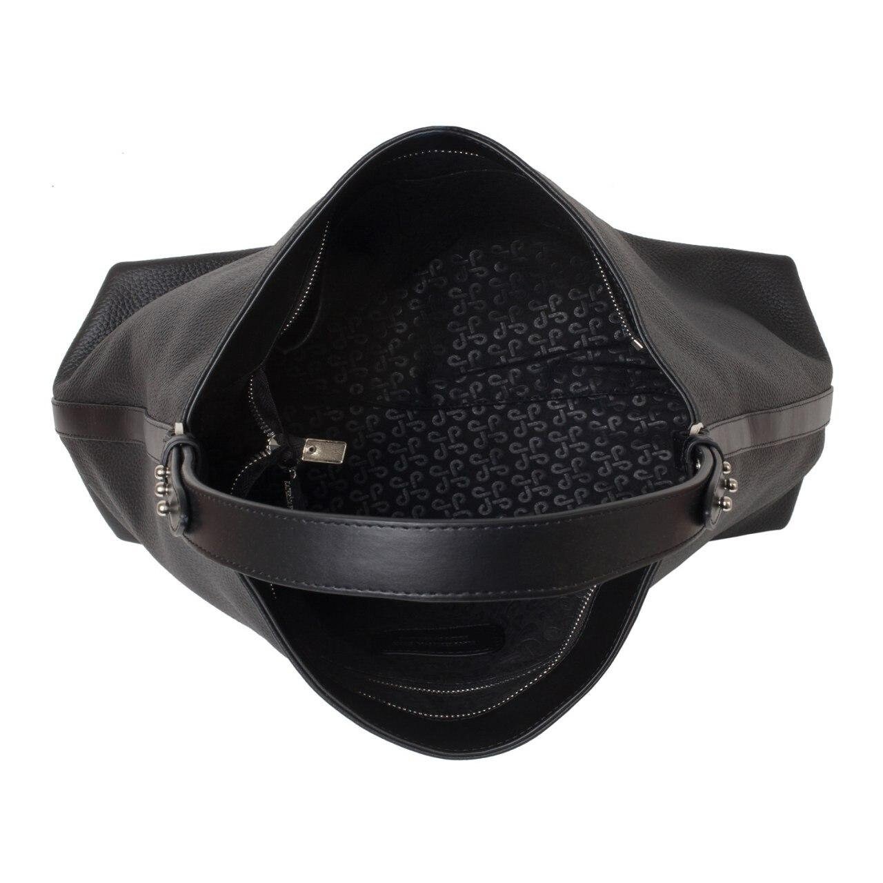 Leather Hobo Bag, Black Leather Hobo Bag, Women's Leather Hobo Purse KF-3291 - Image 4