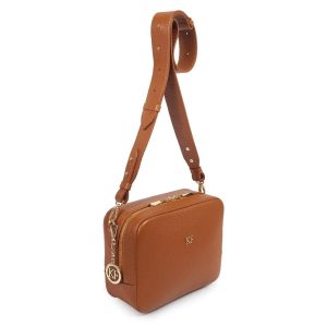 Leather Cross body Bag, Ginger Leather Shoulder Bag, Women's Leather Crossbody Bag, Leather bag KF-3322