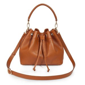 Leather Crossbody Bag, Ginger Leather Shoulder Bag, Women's Leather Cross body Bag, Leather bag KF-3224