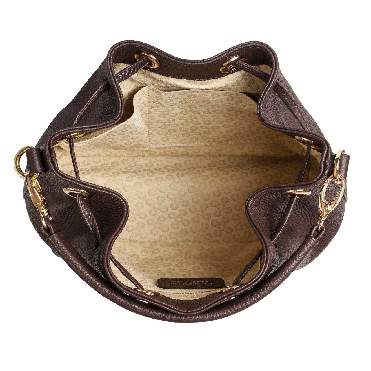 Leather Crossbody Bag, Brown Leather Shoulder Bag, Women's Leather Cross body Bag, Leather bag KF-3227 - Image 5