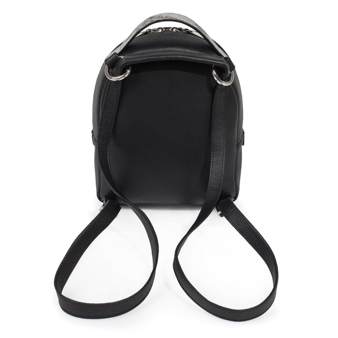 Leather Backpack, Leather Backpack Women, Black Leather Backpack KF-3295 - Image 3
