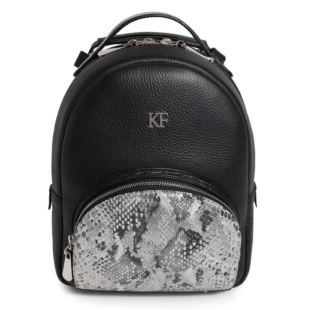 Leather Backpack, Leather Backpack Women, Black Leather Backpack KF-3295