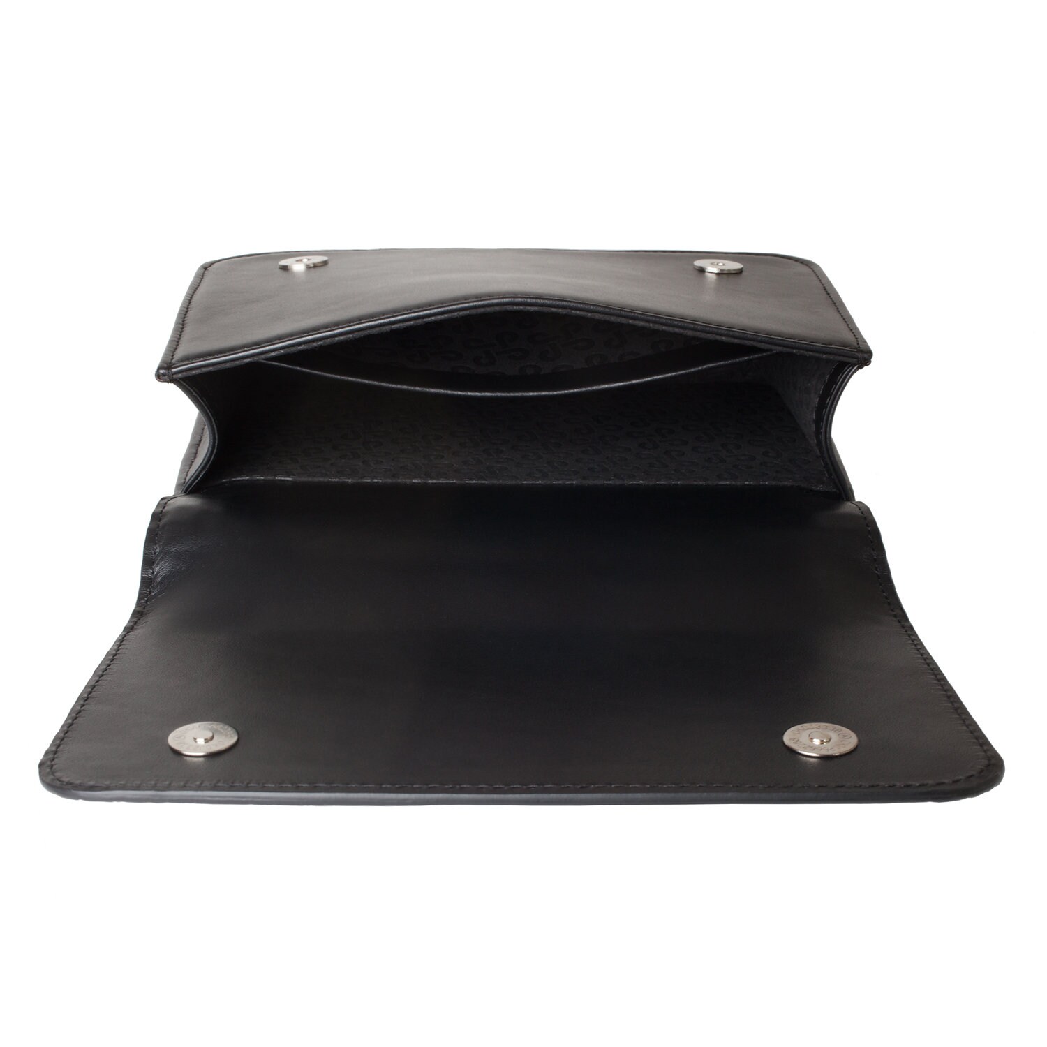 Leather Bag on a chain, Black/Silver Leather crocodile print Bag, Women's Leather Bag KF-3391 - Image 8