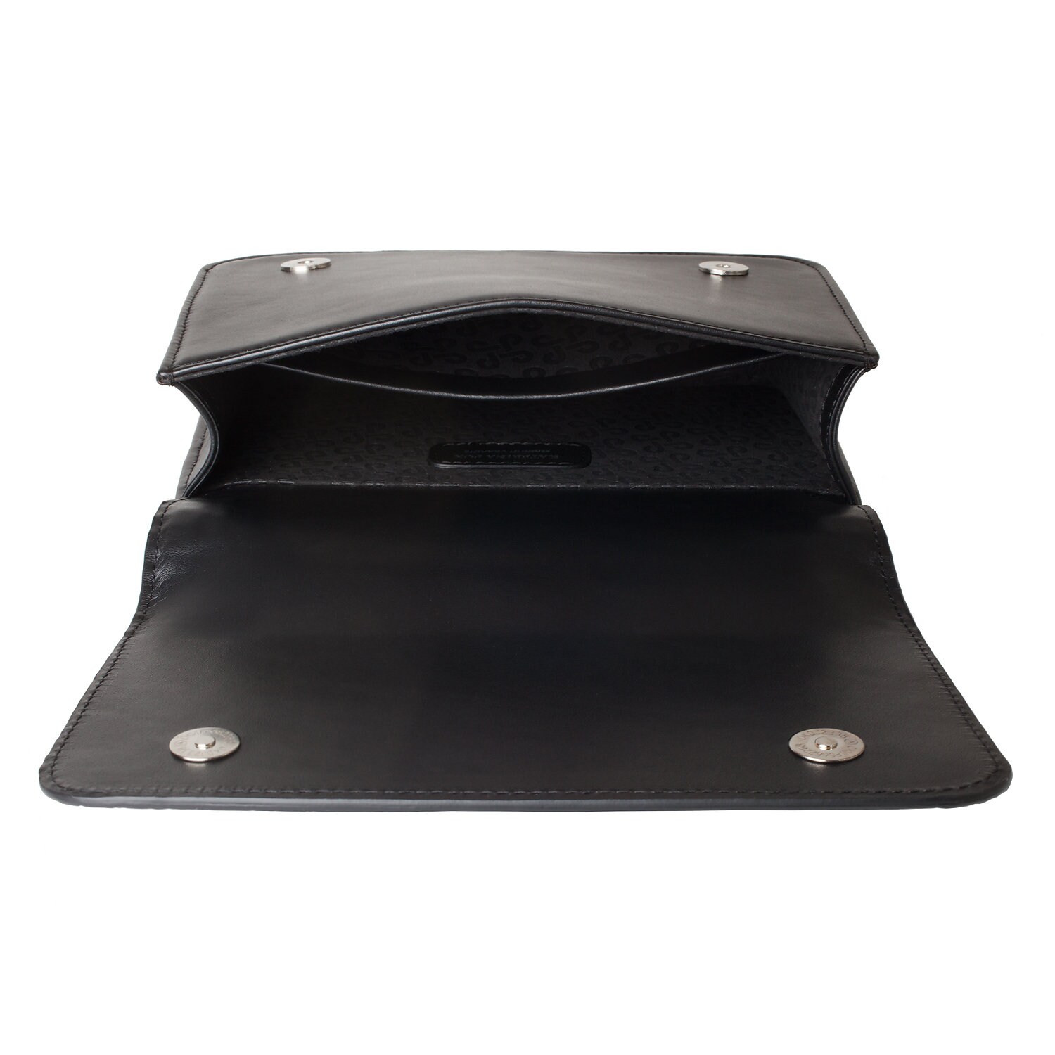 Leather Bag on a chain, Black/Silver Leather crocodile print Bag, Women's Leather Bag KF-3391 - Image 7