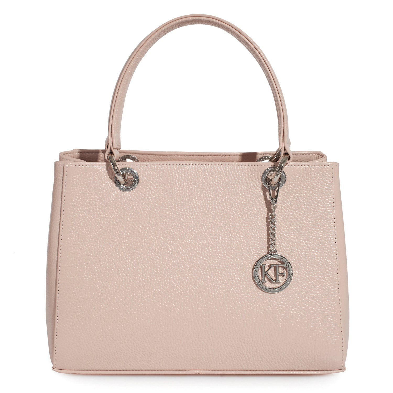 Leather Top Handle Bag, Powder Leather Handbag Top Handle, Women's Leather Bag KF-3552