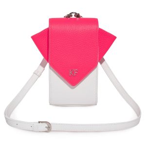 Leather Cross body Bag, White Leather Shoulder Bag, Women's Leather Crossbody Bag, Leather bag KF-3664