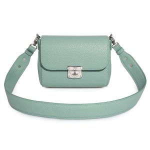 Leather Cross body Bag, Mint Leather Shoulder Bag, Women's Leather Crossbody Bag, Leather bag KF-3680
