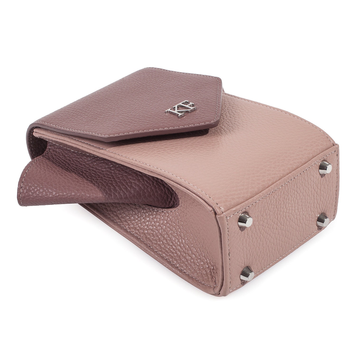 Leather Cross body Bag, Tourmaline Leather Shoulder Bag, Women's Leather Crossbody Bag, Leather bag KF-3665 - Image 7