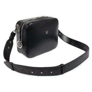Leather Cross body Bag, Black Leather Shoulder Bag, Women's Leather Crossbody Bag, Leather bag KF-2824