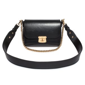 Leather Cross body Bag, Black Leather Shoulder Bag, Women's Leather Crossbody Bag, Leather bag KF-3927