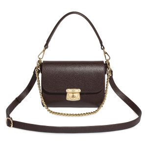 Leather Top Handle Bag, Leather Crossbody Bag, Brown Leather Shoulder Bag, Women's Leather Cross body Bag, Leather bag KF-4468