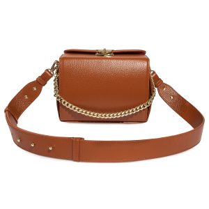 Leather Crossbody Bag, Ginger Leather Shoulder Bag, Women's Leather Cross body Bag, Leather bag KF-4499