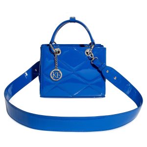 Leather Top Handle Bag, Black Leather Handbag Top Handle, Women's Leather Bag KF-4456