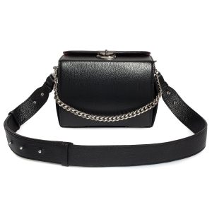 Leather Crossbody Bag, Black Leather Shoulder Bag, Women's Leather Cross body Bag, Leather bag KF-4500