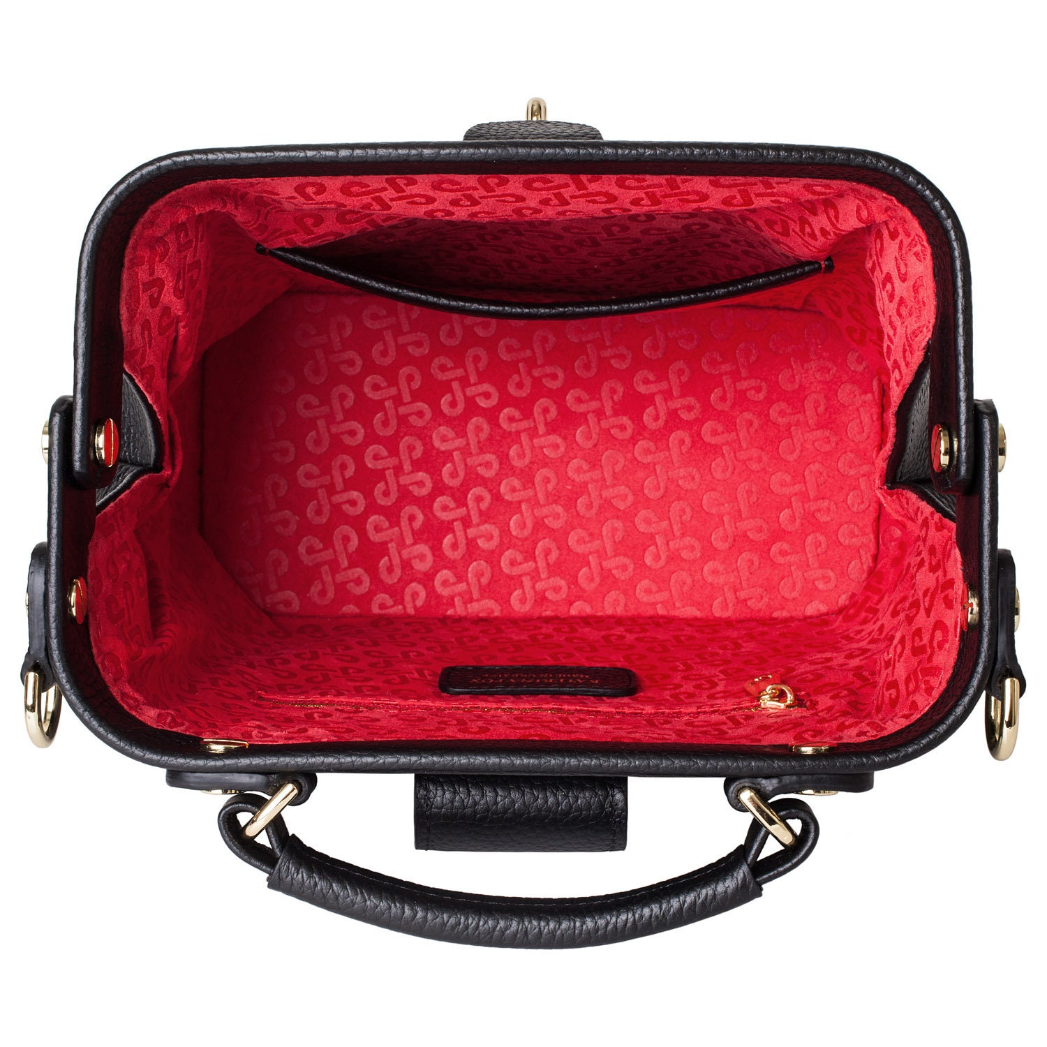 Leather doctor bag for women, Black Leather Shoulder Bag, Women's Leather doctor bag, Leather bag KF-5595 - Image 7